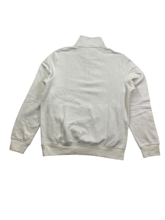 KENNETH COLE ΦΟΥΤΕΡ 1/4 ZIP CASUAL LOGO ΛΕΥΚΟ/ΕΚΡΟΥ ΑΝΔΡΙΚΟ L