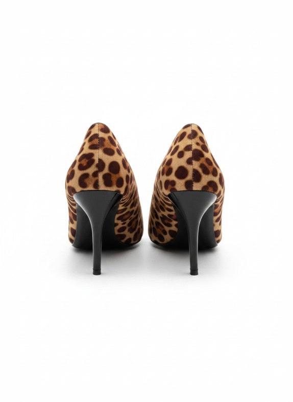 LA BOTTINE SOURIANTE ΓΟΒΕΣ ANIMAL PRINT ΚΑΦΕ ΓΥΝΑΙΚΕΙΟ PRE OWNED No 36