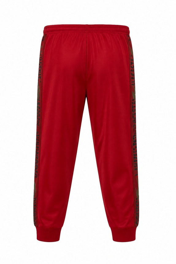 LACOSTE PANTALONI TUTA SPORTIVO ROSSO UOMO PRE OWNED XL