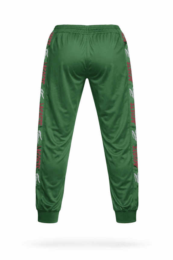 LACOSTE PANTALONI TUTA GRAPHIC OLIVA მამაკינו PRE OWNED L