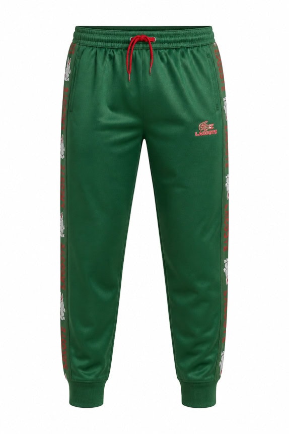LACOSTE JOGGER PANTALONI SPORTSWEAR VERDE UOMO PRE OWNED XL