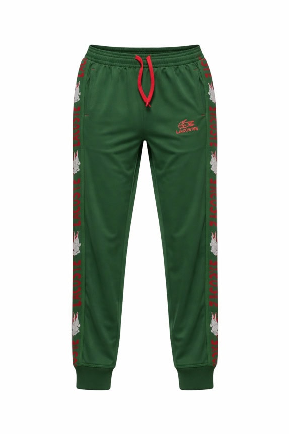 LACOSTE JOGGER PANTS LOGO GREEN ΑΝΤΡΙΚΟ PRE OWNED M