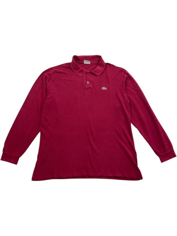 LACOSTE ΜΠΛΟΥΖΑ POLO ΜΑΚΡΥΜΑΝΙΚΗ ΜΕ ΛΟΓΟΤΥΠΟ ΜΠΟΡΝΤΟ ΑΝΔΡΙΚΟ XL