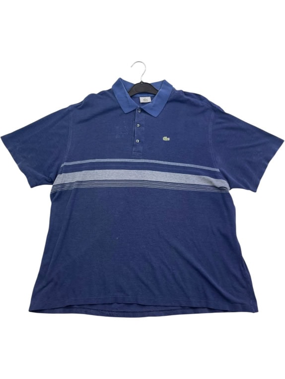 LACOSTE ΜΠΛΟΥΖΑ POLO VINTAGE ΜΠΛΕ ΑΝΤΡΙΚΟ XL pre-owned