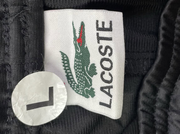 LACOSTE ΠΑΝΤΕΛΟΝΙ ΑΘΛΗΤΙΚΟ STREETWEAR ΜΑΥΡΟ ΑΝΤΡΙΚΟ PRE OWNED L