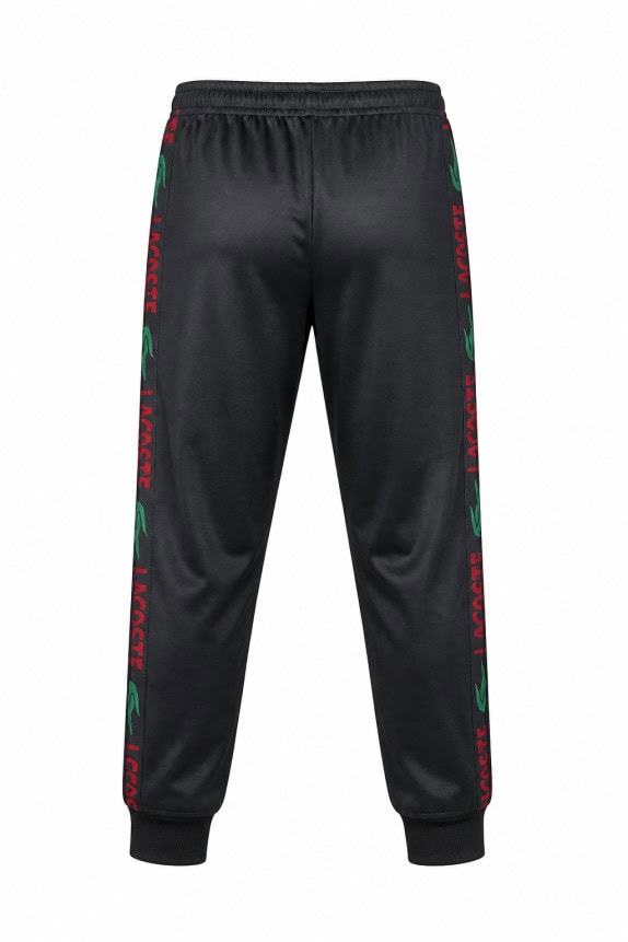 LACOSTE ΠΑΝΤΕΛΟΝΙ ΑΘΛΗΤΙΚΟ STREETWEAR ΜΑΥΡΟ ΑΝΤΡΙΚΟ PRE OWNED L
