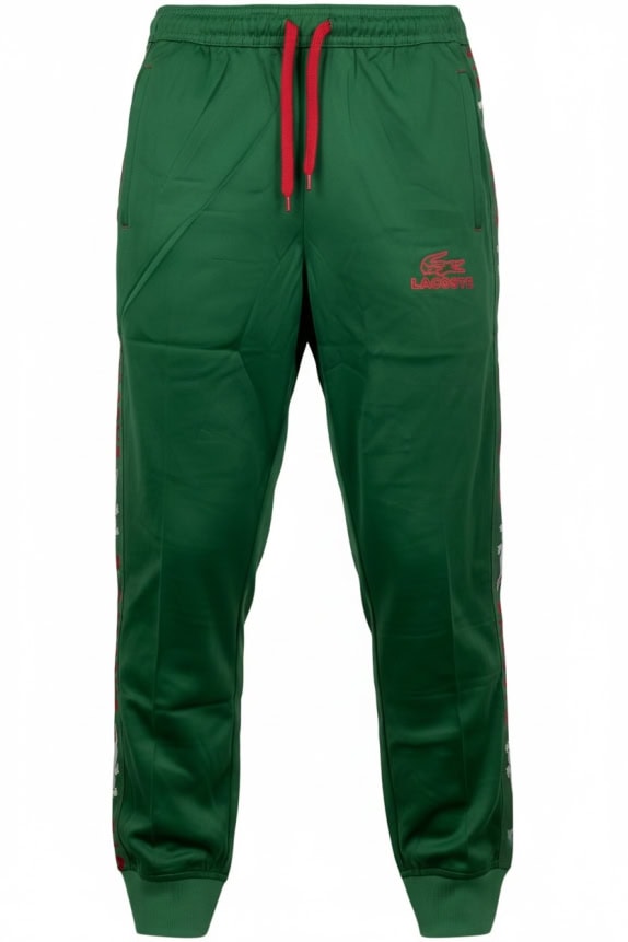 LACOSTE ΠΑΝΤΕΛΟΝΙ ΦΟΡΜΑΣ ATHLEISURE ΜΕ SIDE LOGO TAPE ΠΡΑΣΙΝΟ ΑΝΔΡΙΚΟ S