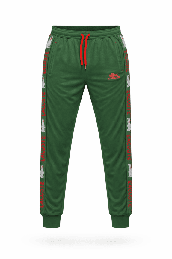 LACOSTE ΠΑΝΤΕΛΟΝΙ ΦΟΡΜΑΣ RETRO ΠΡΑΣΙΝΟ ΑΝΤΡΙΚΟ PRE OWNED L