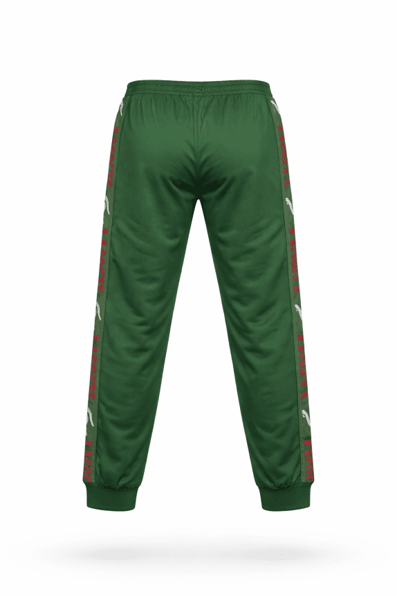 LACOSTE PANTALONI TUTA RETRO VERDE UOMO PRE OWNED L
