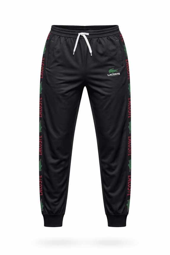 LACOSTE ΠΑΝΤΕΛΟΝΙ ΦΟΡΜΑΣ SPORTY ΜΑΥΡΟ ΑΝΤΡΙΚΟ PRE OWNED XXL