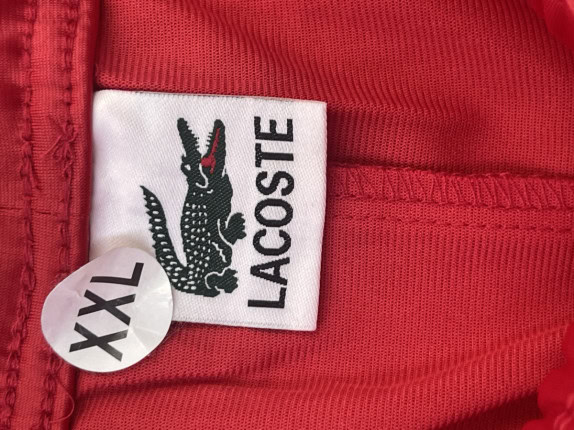 LACOSTE ΠΑΝΤΕΛΟΝΙ ΦΟΡΜΑΣ STREETWEAR ΚΟΚΚΙΝΟ ΑΝΤΡΙΚΟ PRE OWNED XXL