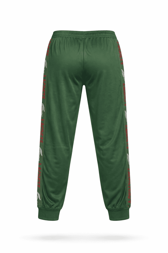 LACOSTE TRACK PANTS STREETWEAR GREEN MEN PRE OWNED L