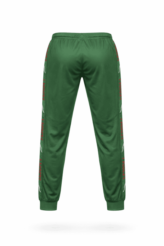 LACOSTE JOGGER PANTS SPORTY GREEN MENS PRE OWNED XXL