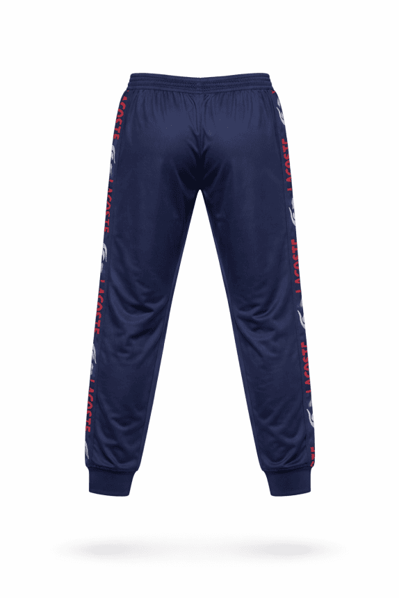 LACOSTE TRACK PANTS SPORTSWEAR BLUE MEN PRE OWNED L