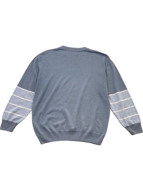 LACOSTE MAGLIONE VINTAGE BLU UOMO PRE OWNED M