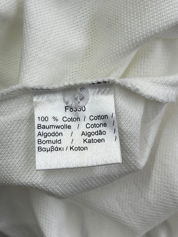 Lacoste Polo Μπλούζα Λευκή Classic Fit με Τσέπη Βαμβακερή Size XXL