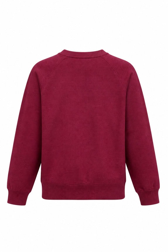 LACOSTE MAGLIONE GIROCOLLO MINIMAL BORDEAUX UNISEX PRE OWNED S