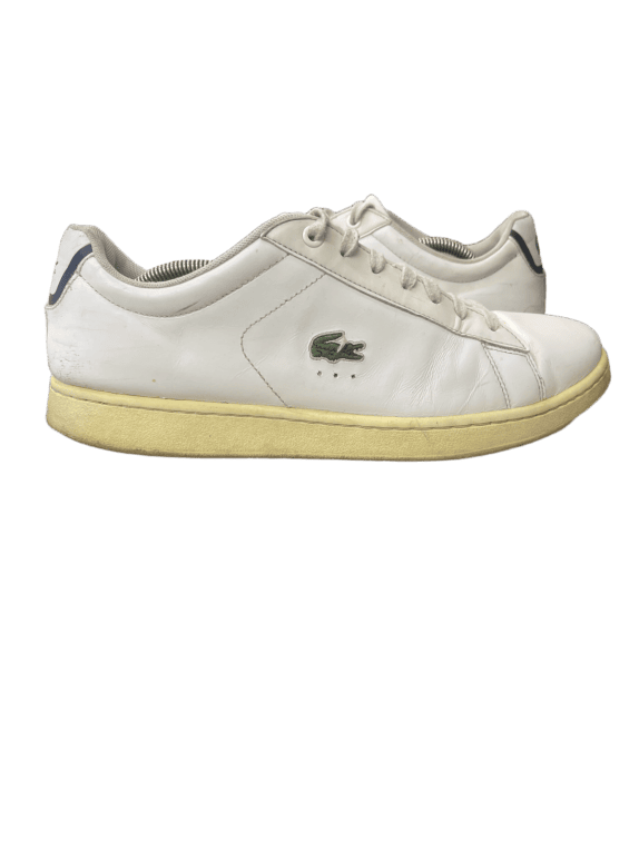 LACOSTE SNEAKERS MINIMAL ΛΕΥΚΟ UNISEX PRE OWNED EU 42.5
