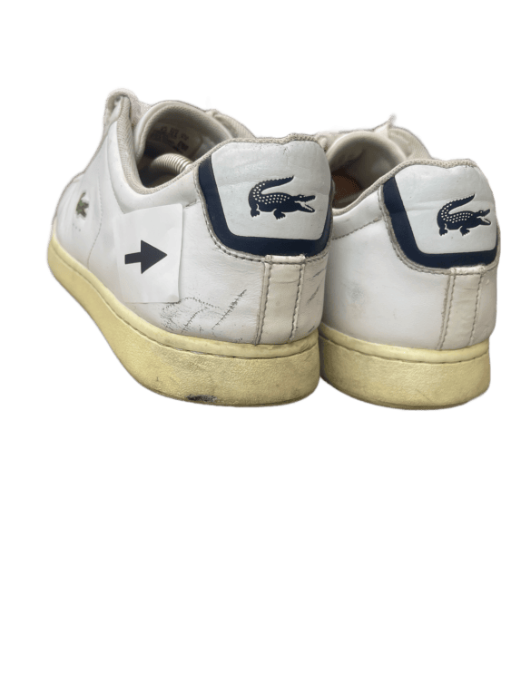 LACOSTE SNEAKERS MINIMAL ΛΕΥΚΟ UNISEX PRE OWNED EU 42.5