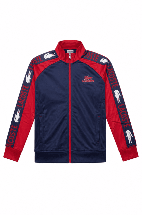 LACOSTE TRACK JACKET LOGO NAVY RED ΑΝΤΡΙΚΟ PRE OWNED M