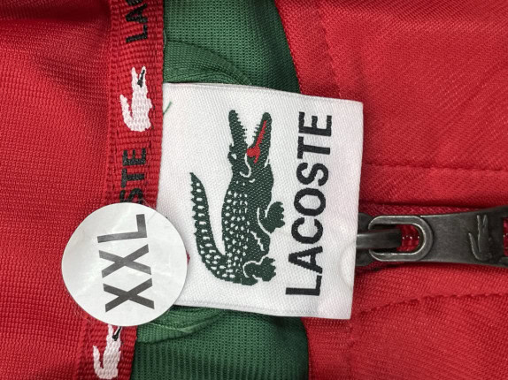 LACOSTE TRACK JACKET RETRO GREEN RED ΑΝΤΡΙΚΟ PRE OWNED XXL