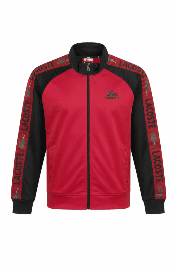 LACOSTE TRACK JACKET SPORTSWEAR ΚΟΚΚΙΝΟ ΑΝΤΡΙΚΟ PRE OWNED XXL