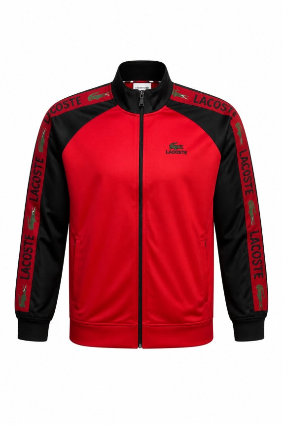 LACOSTE TRACK JACKET SPORTSWEAR ΚΟΚΚΙΝΟ ΑΝΤΡΙΚΟ PRE OWNED XL