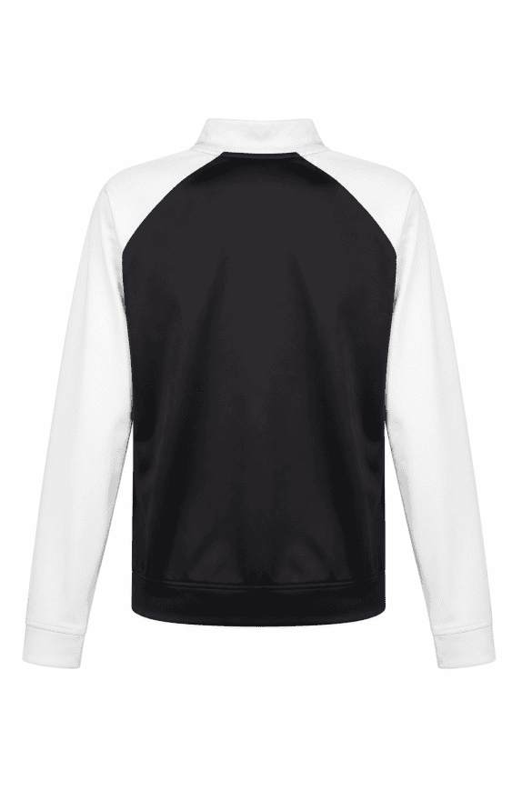 LACOSTE TRACK JACKET SPORTY BLACK WHITE UOMO PRE OWNED M