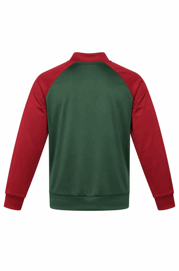 LACOSTE TRACK JACKET SPORTY ΠΡΑΣΙΝΟ ΚΟΚΚΙΝΟ ΑΝΤΡΙΚΟ PRE OWNED L