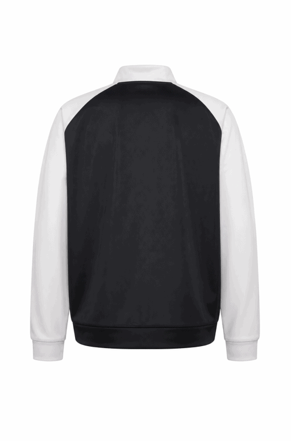 LACOSTE TRACK JACKET STREETWEAR BLACK AND WHITE MENS PRE OWNED XXL
