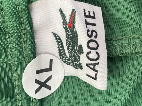 LACOSTE TRACK PANTS RETRO ΠΡΑΣΙΝΟ ΑΝΤΡΙΚΟ PRE OWNED XL