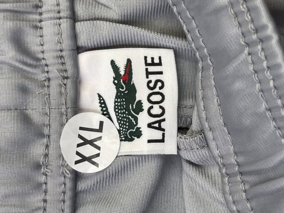 LACOSTE TRACK PANTS SPORTY ΓΚΡΙ ΑΝΤΡΙΚΟ PRE OWNED XXL
