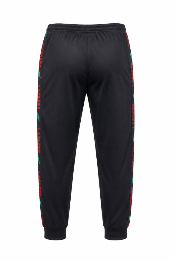 LACOSTE TRACK PANTS STREETWEAR NERO UOMO PRE OWNED XL
