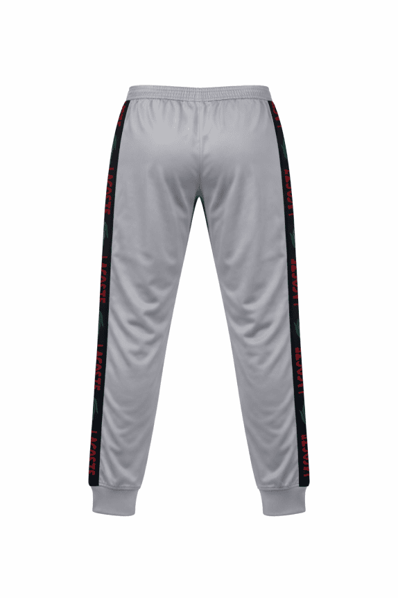 LACOSTE TRACK PANTS STREETWEAR ΓΚΡΙ ΑΝΤΡΙΚΟ PRE OWNED XL