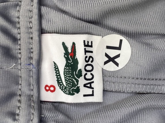 LACOSTE TRACK PANTS STREETWEAR GREY ΑΝΤΡΙΚΟ PRE OWNED XL