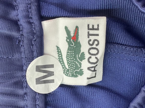 LACOSTE TRACK PANTS STREETWEAR NAVY ΑΝΤΡΙΚΟ PRE OWNED M