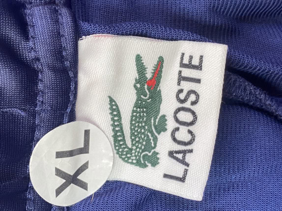 LACOSTE TRACK PANTS STREETWEAR NAVY ΑΝΤΡΙΚΟ PRE OWNED XL