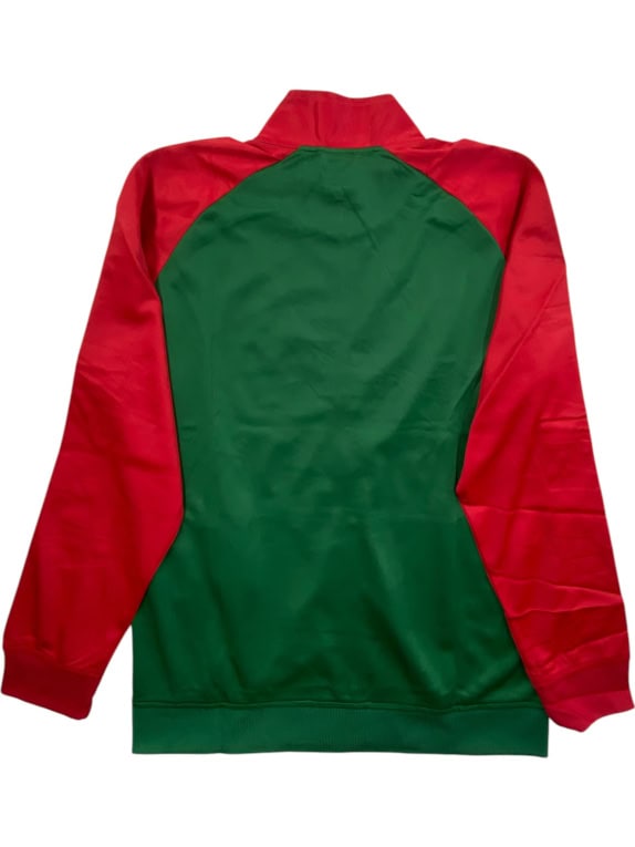 LACOSTE ΖΑΚΕΤΑ LOGO ΤΑΙΝΙΕΣ ΠΡΑΣΙΝΟ/ΚΟΚΚΙΝΟ UNISEX XL