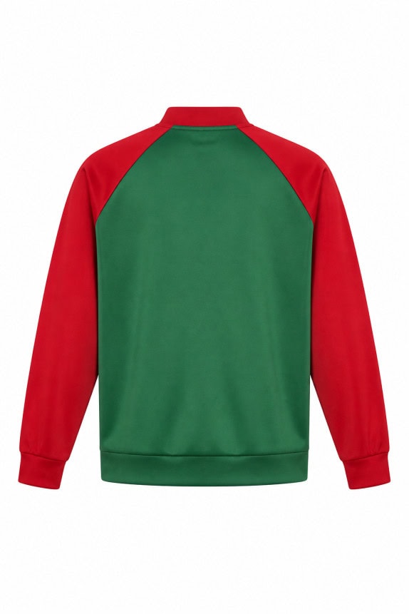 LACOSTE ΖΑΚΕΤΑ TRACK ΑΘΛΗΤΙΚΟ ΠΡΑΣΙΝΟ ΚΟΚΚΙΝΟ ΑΝΤΡΙΚΟ PRE OWNED XL