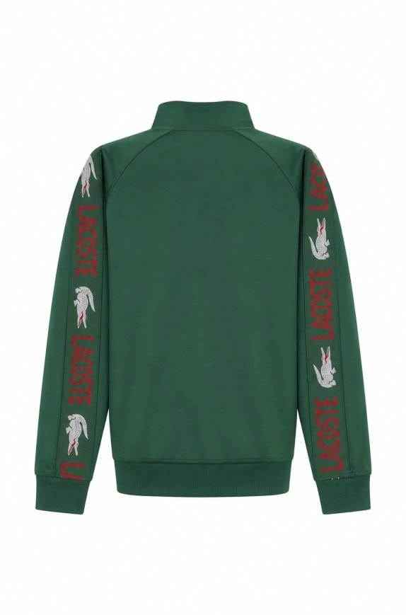LACOSTE ΖΑΚΕΤΑ TRACK ΜΕ LOGO ΠΡΑΣΙΝΟ ΑΝΤΡΙΚΟ PRE OWNED M