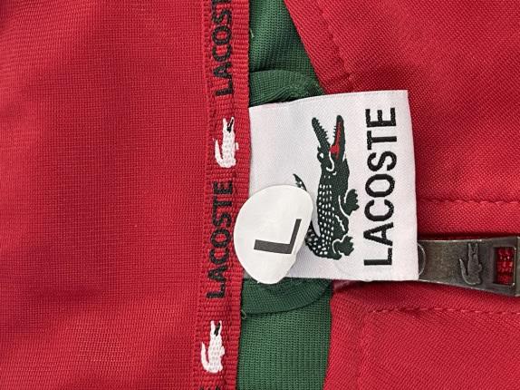 LACOSTE ΖΑΚΕΤΑ TRACK RETRO ΠΡΑΣΙΝΟ ΑΝΤΡΙΚΟ PRE OWNED L