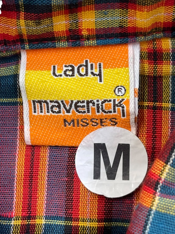 LADY MAVERICK ΠΟΥΚΑΜΙΣΟ VINTAGE ΠΟΛΥΧΡΩΜΟ ΚΑΡΟ ΓΥΝΑΙΚΕΙΟ M preowned