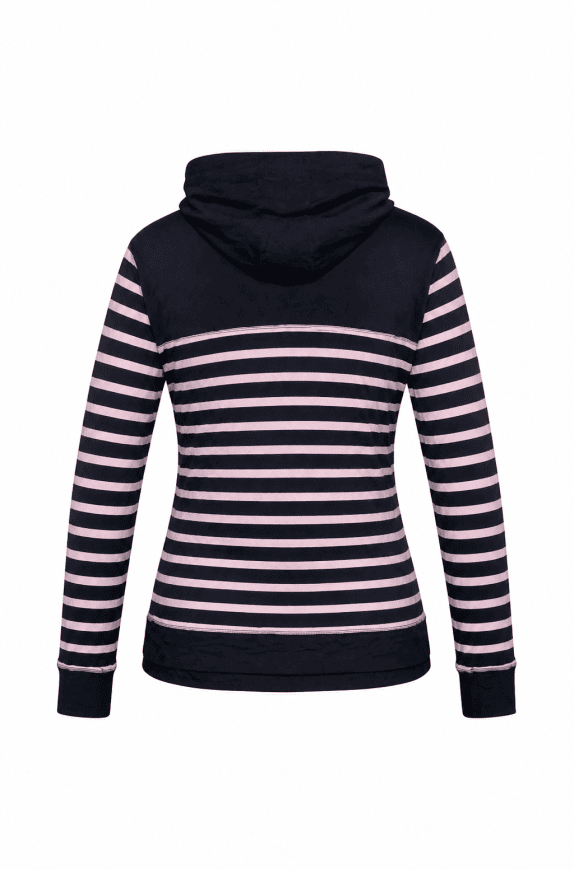 LAUREN RALPH LAUREN HOODIE STRIPED PINK BLACK ΓΥΝΑΙΚΕΙΟ PRE OWNED M