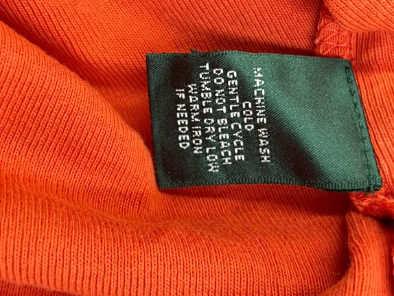 Lauren Ralph Lauren Μακρυμάνικο T-Shirt Πορτοκαλί Classic Fit Γυναικείο S