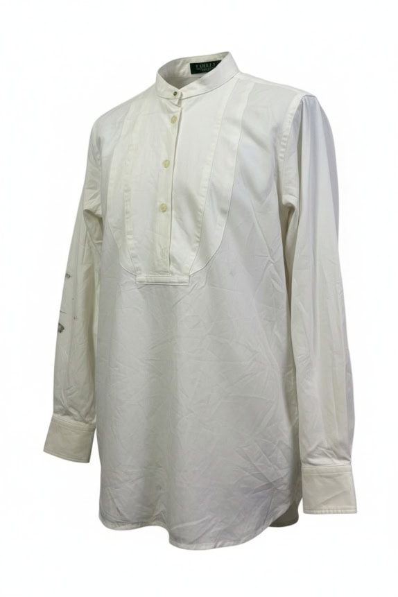 LAUREN RALPH LAUREN ΠΟΥΚΑΜΙΣΟ VINTAGE ΛΕΥΚΟ ΓΥΝΑΙΚΕΙΟ M pre-owned