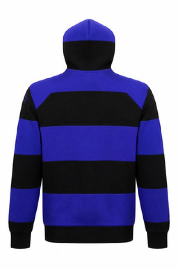 LEE ΑΝΔΡΙΚΟ HOODIE ΡΙΓΕ ΜΠΛΕ ΜΑΥΡΟ PRE OWNED XL 90S