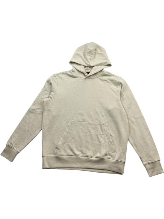 LEE HOODIE SWEATSHIRT LOOSE FIT BEIGE MENS XL