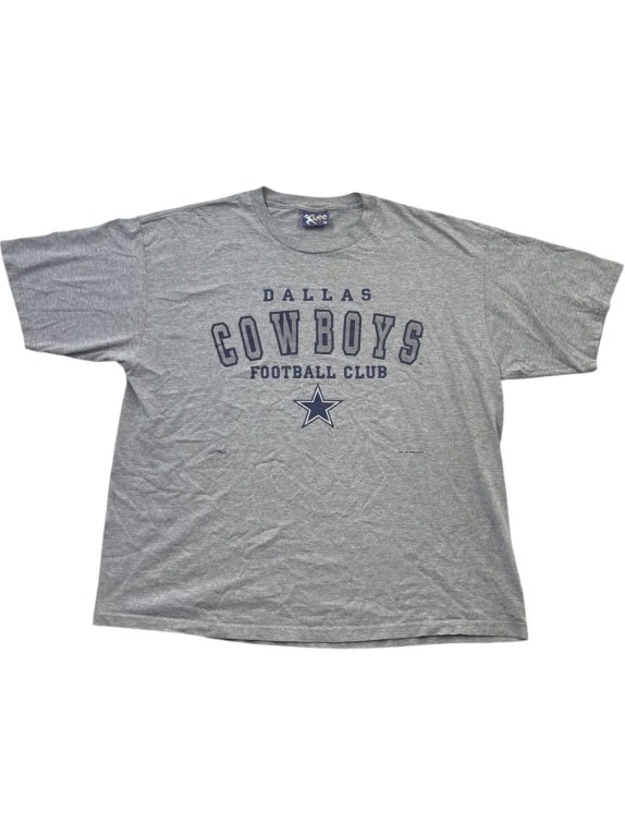 1995 VINTAGE LEE NFL GRAPHIC TEE STREETWEAR ΓΚΡΙ ΑΝΤΡΙΚΟ PRE OWNED XL