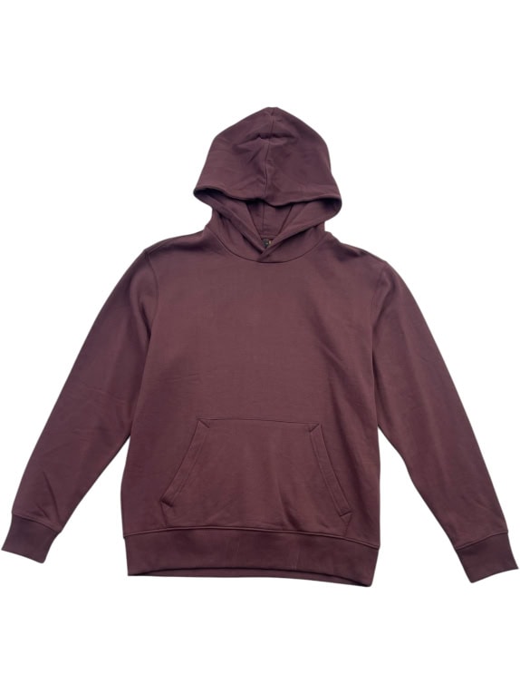 Lee Hoodie Λευκό Logo Μπορντό Unisex L