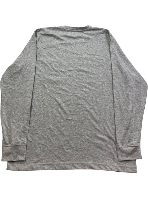 LEE ΜΠΛΟΥΖΑ ΜΑΚΡΥΜΑΝΙΚΗ BASIC ΓΚΡΙ ΑΝΤΡΙΚΟ LARGE pre-owned